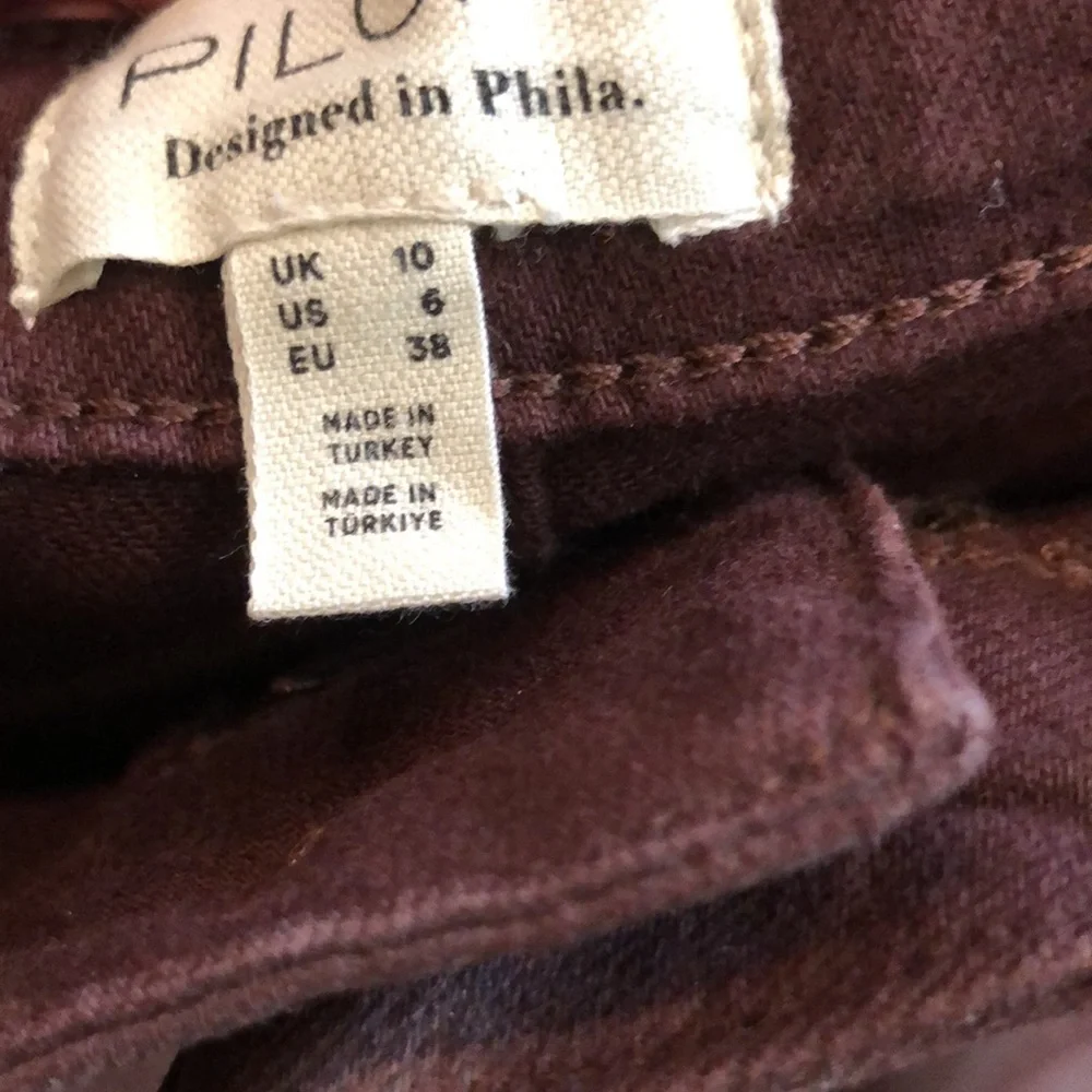 PILCRO faux leather maxi skirt size 6